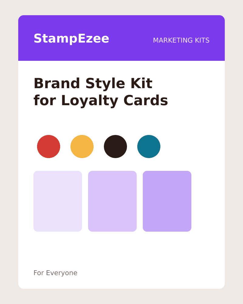 Brand Style Kit for Loyalty Cards